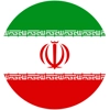 Iranische Flagge im Kreisformat