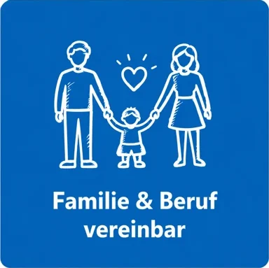 Symbol Familie und Beruf