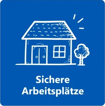 Symbol Sichere Arbeitspätze