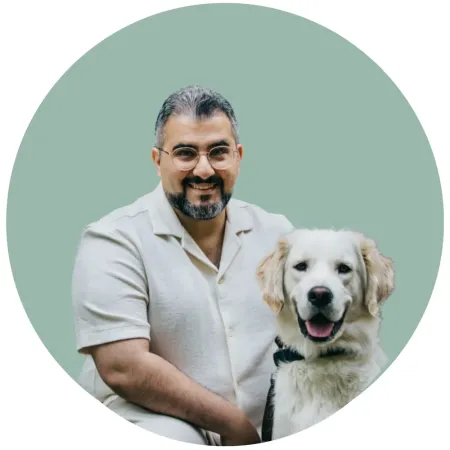 Mirhadi Mirdavadoust in grüner Kreisfläche