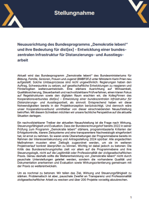 Vorschaubild distex-Stellungnahme